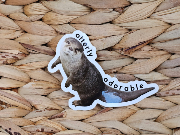 Otterly Adorable Sticker