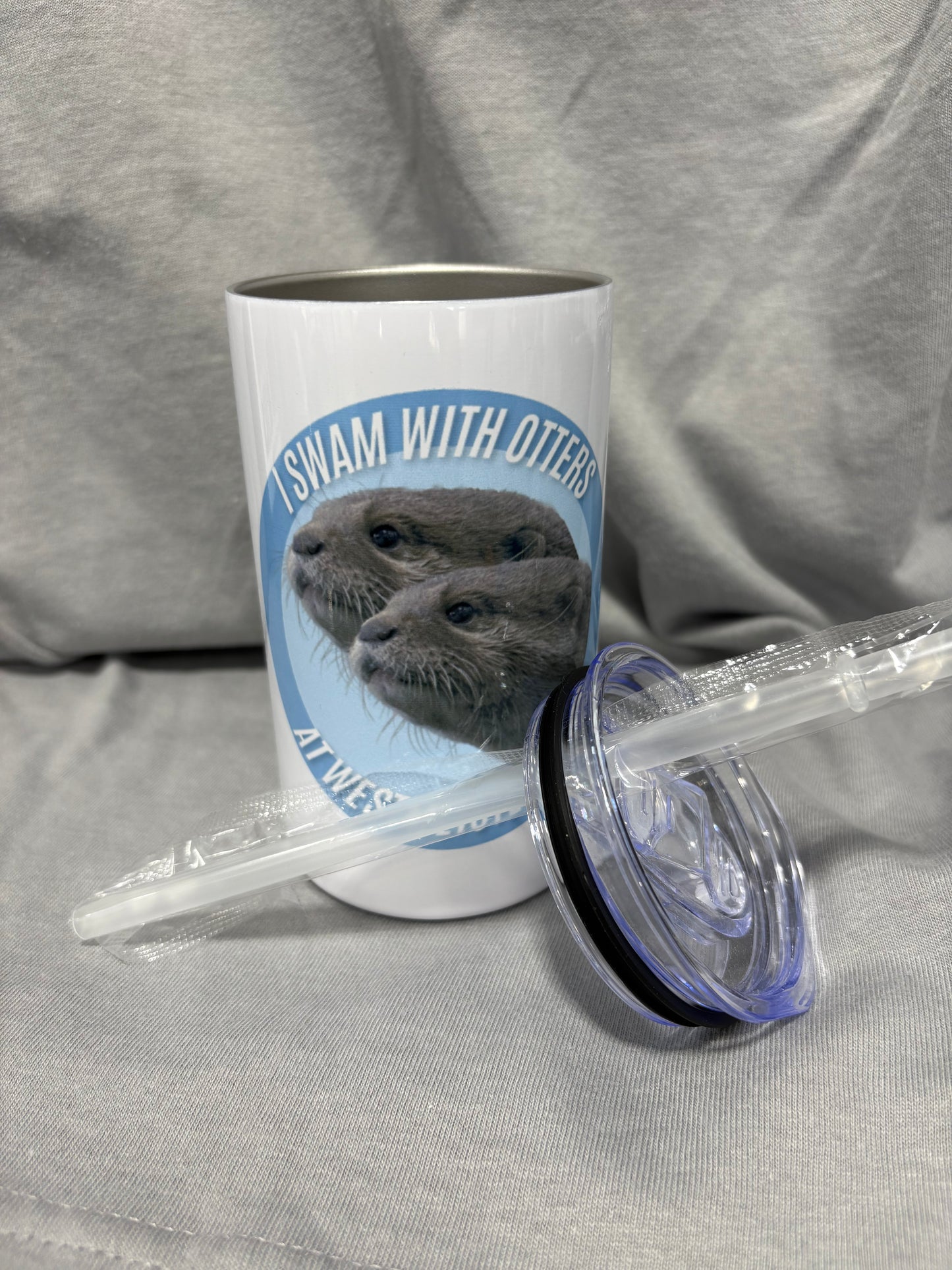 I Swam With Otters Cup