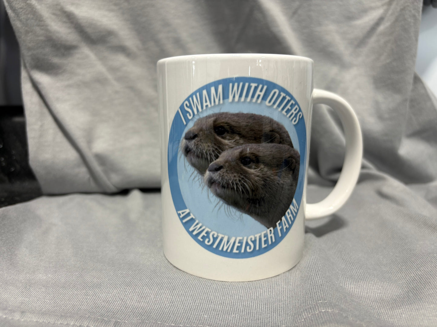 I Swam With Otter Coffee Cup