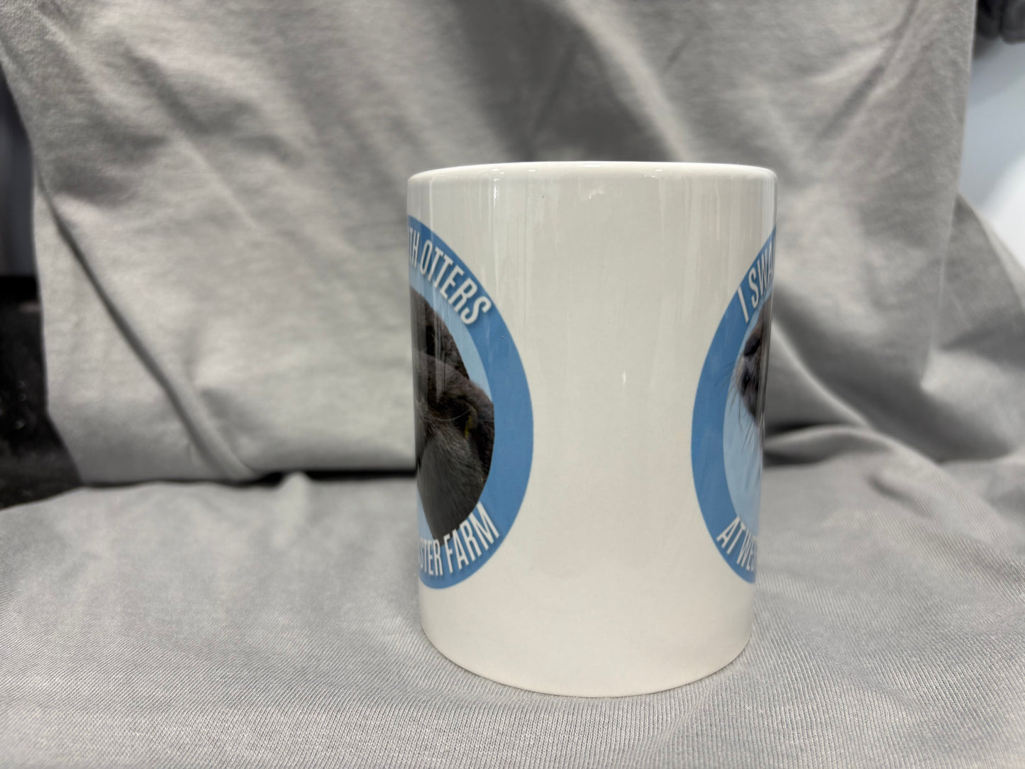 I Swam With Otter Coffee Cup