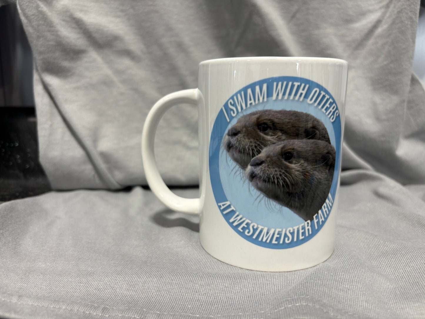 I Swam With Otter Coffee Cup