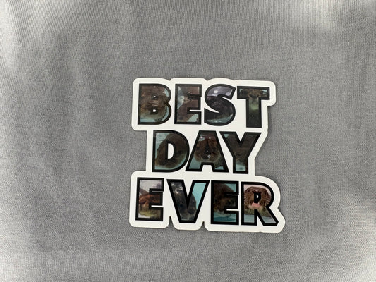 Best Day Ever Otter Sticker