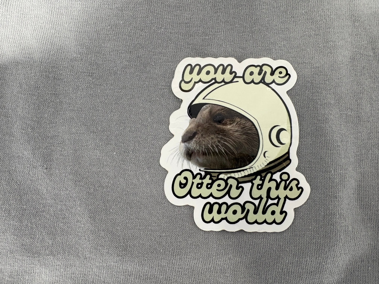 You Are Otter This World Sticker
