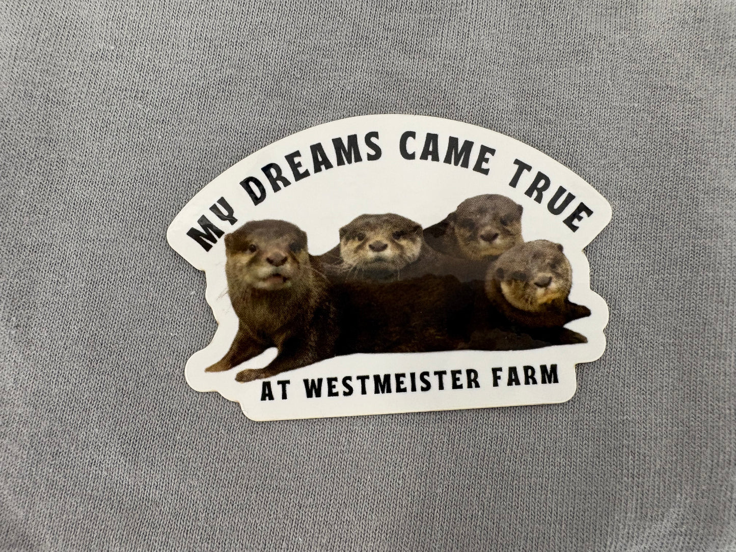 My Dreams Came True Otter Sticker